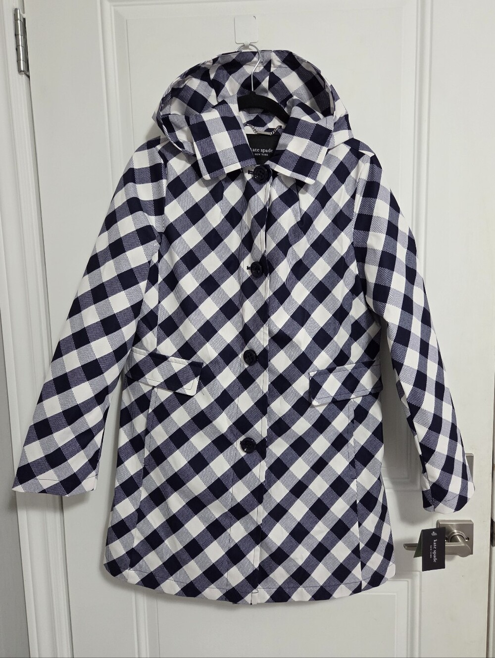 NWT - Kate Spade New York Women's Water Resistant Trench Coat - Size M